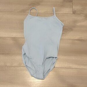 Light Blue Spaghetti-Strap Leotard – Girls Size S